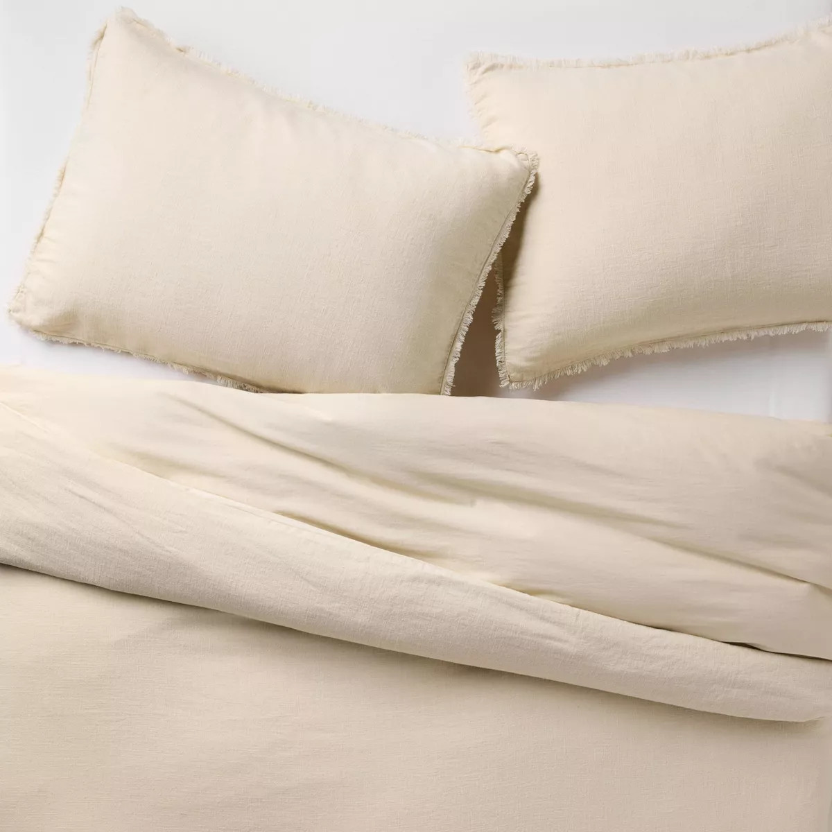 Heavyweight Linen Blend Duvet Cover & Pillow Sham Set - Casaluna™ | Target