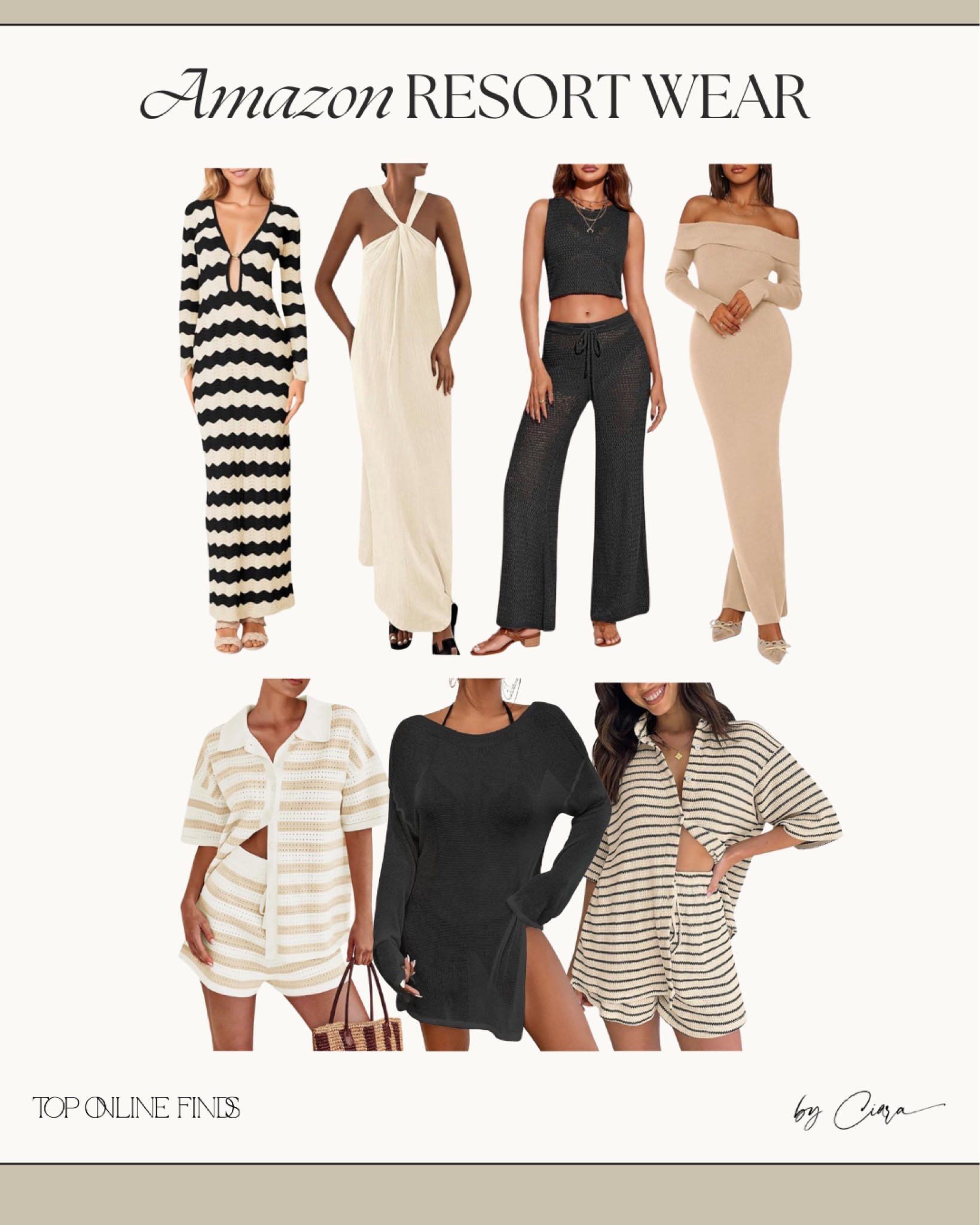 Amazon resort wear 🐚 

Vacation, vacation outfit, resort wear, beach trip, swim, spring break, Amazon, Amazon fashion, Amazon outfits 

#LTKFindsUnder100 #LTKSwim #LTKFindsUnder50