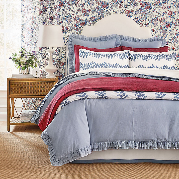 Maddie Channel Stitched Sham | Ballard Designs, Inc.