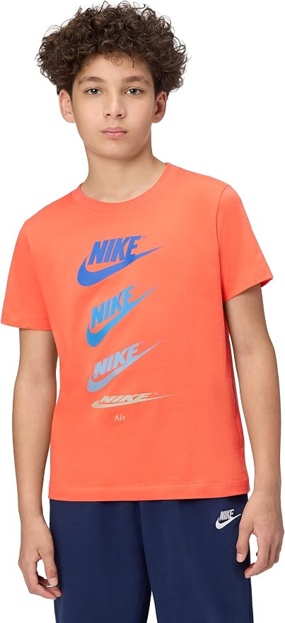 Nike Unisex Big Kids' Sportswear Club Futura Repeat T-Shirt - Boys and Girls | Amazon (US)