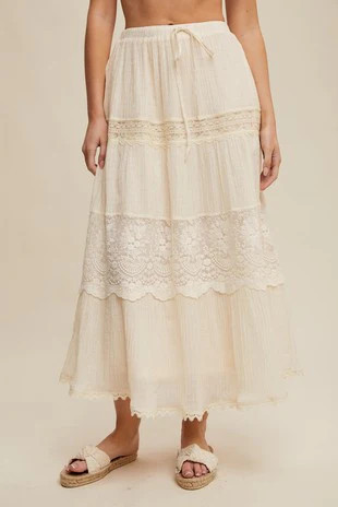 Breezeway Skirt Cream / Medium | The Collection TX 