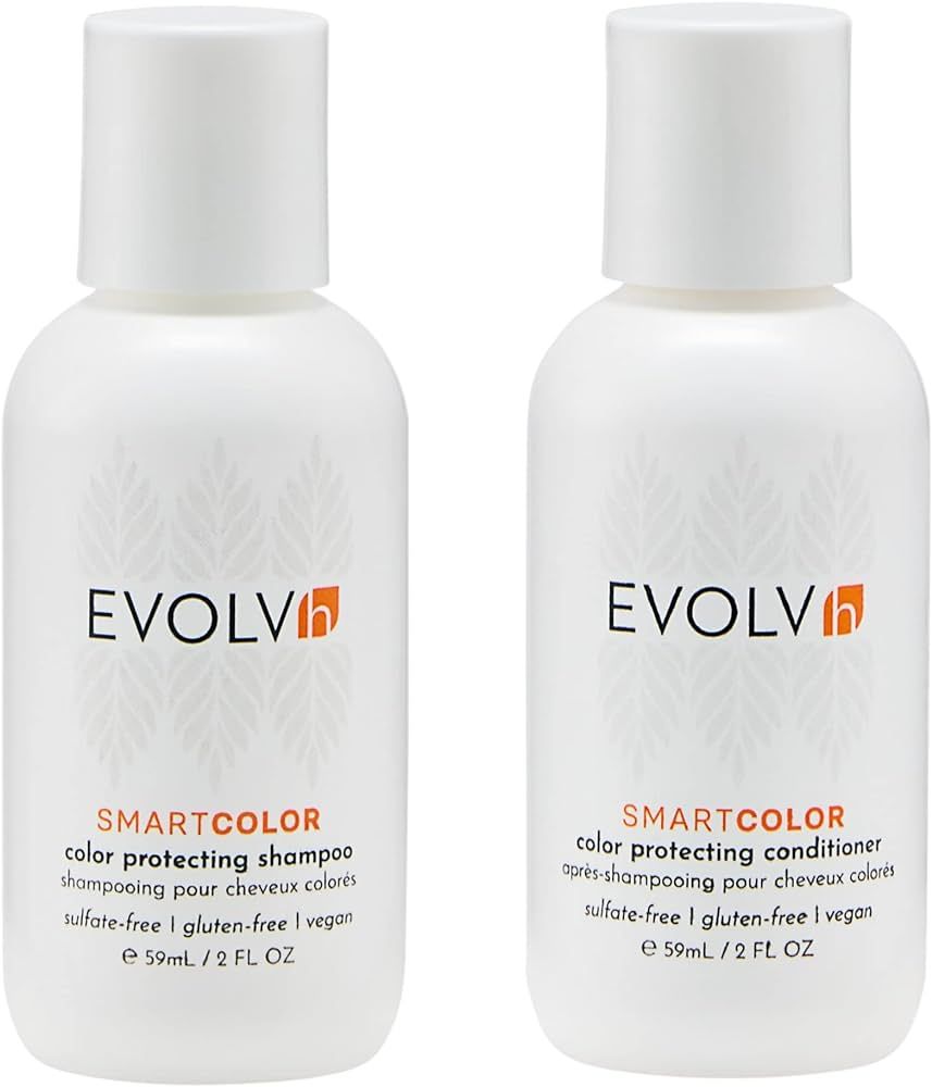 EVOLVh - SmartColor Travel Duo (Shampoo + Conditioner) | Vegan, Non-Toxic, Clean Hair Care (2 fl ... | Amazon (US)