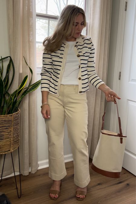 Such a crisp and classic spring look! Stripes ALWAYS 👀

#LTKworkwear #LTKfindsunder100 #LTKstyletip