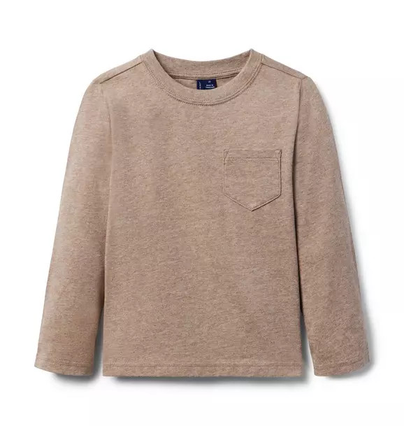 Long Sleeve Pocket Tee | Janie and Jack