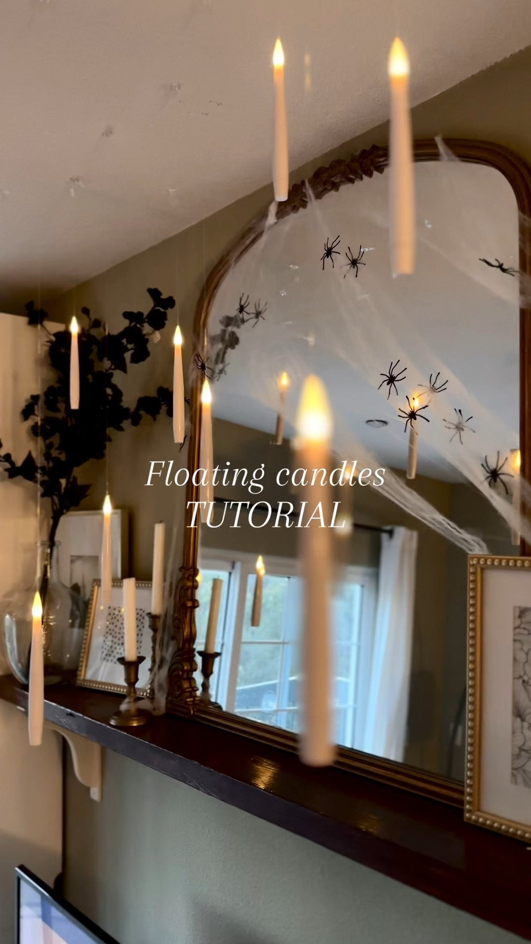 Harry Potter inspired floating candles tutorial!#harrypotter #floatingcandles #halloweenhomedecor

#LTKSeasonal #LTKHoliday #LTKHalloween