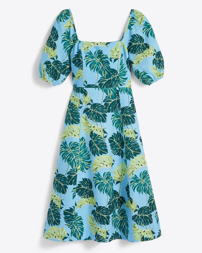 June Dress in Monstera Floral | Draper James (US)