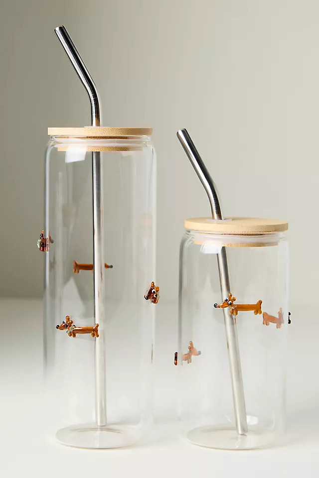 The Icon Juice Glass Large Tumbler with Lid | Anthropologie (US)