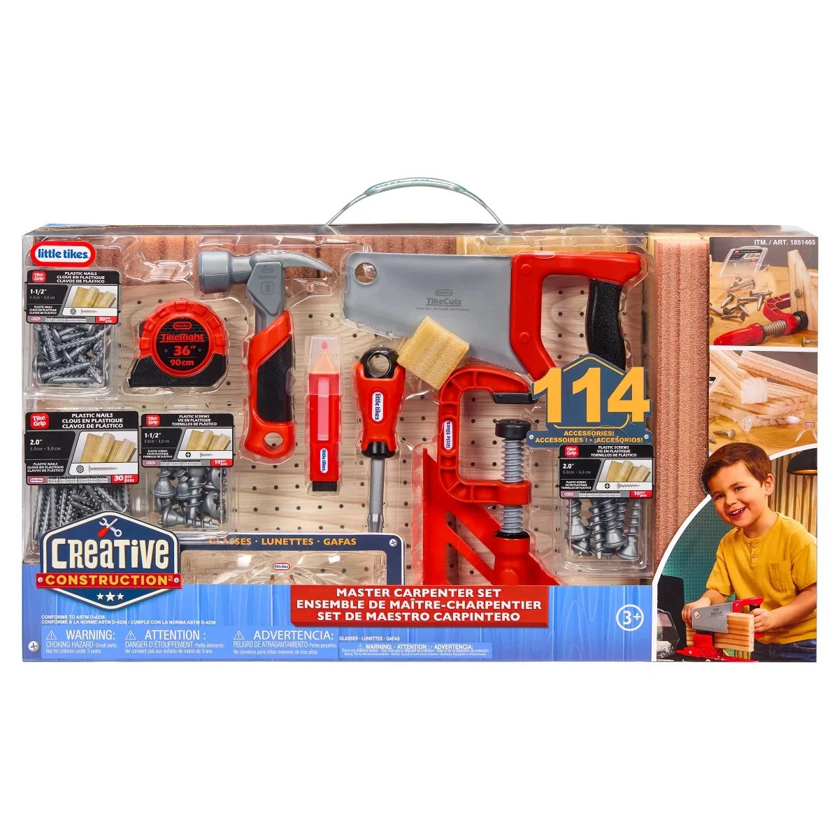 Little Tikes Creative Construction Master Carpenter Set | Walmart (US)