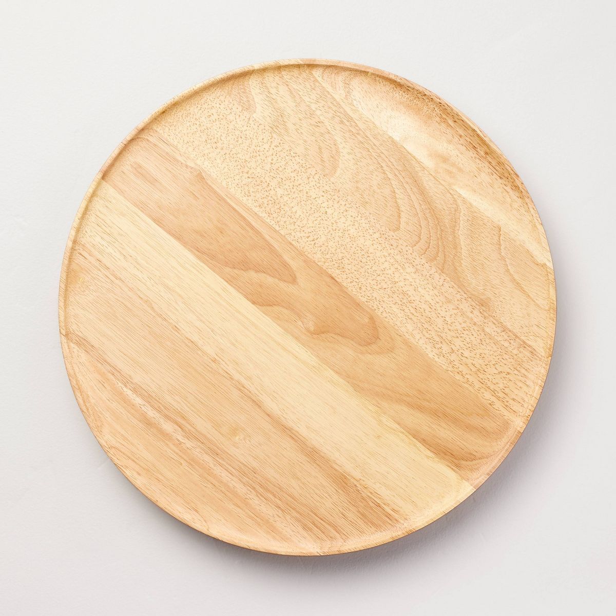 Wooden Pedestal Lazy Susan Natural - Hearth & Hand™ with Magnolia | Target