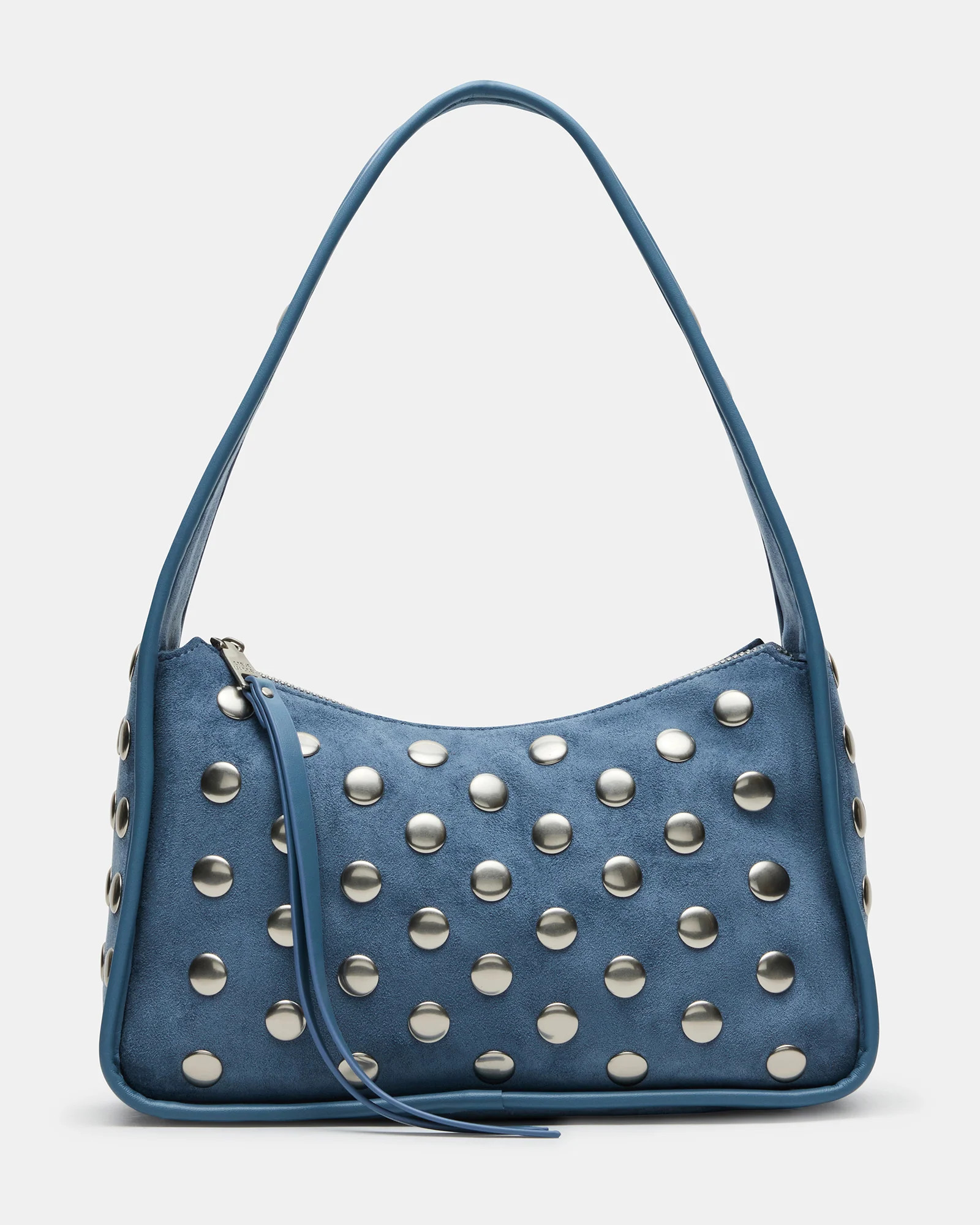 CHEYANN Bag Light Blue Hobo Dome-Studded Shoulder Strap Women's Handbag | Steve Madden (US)