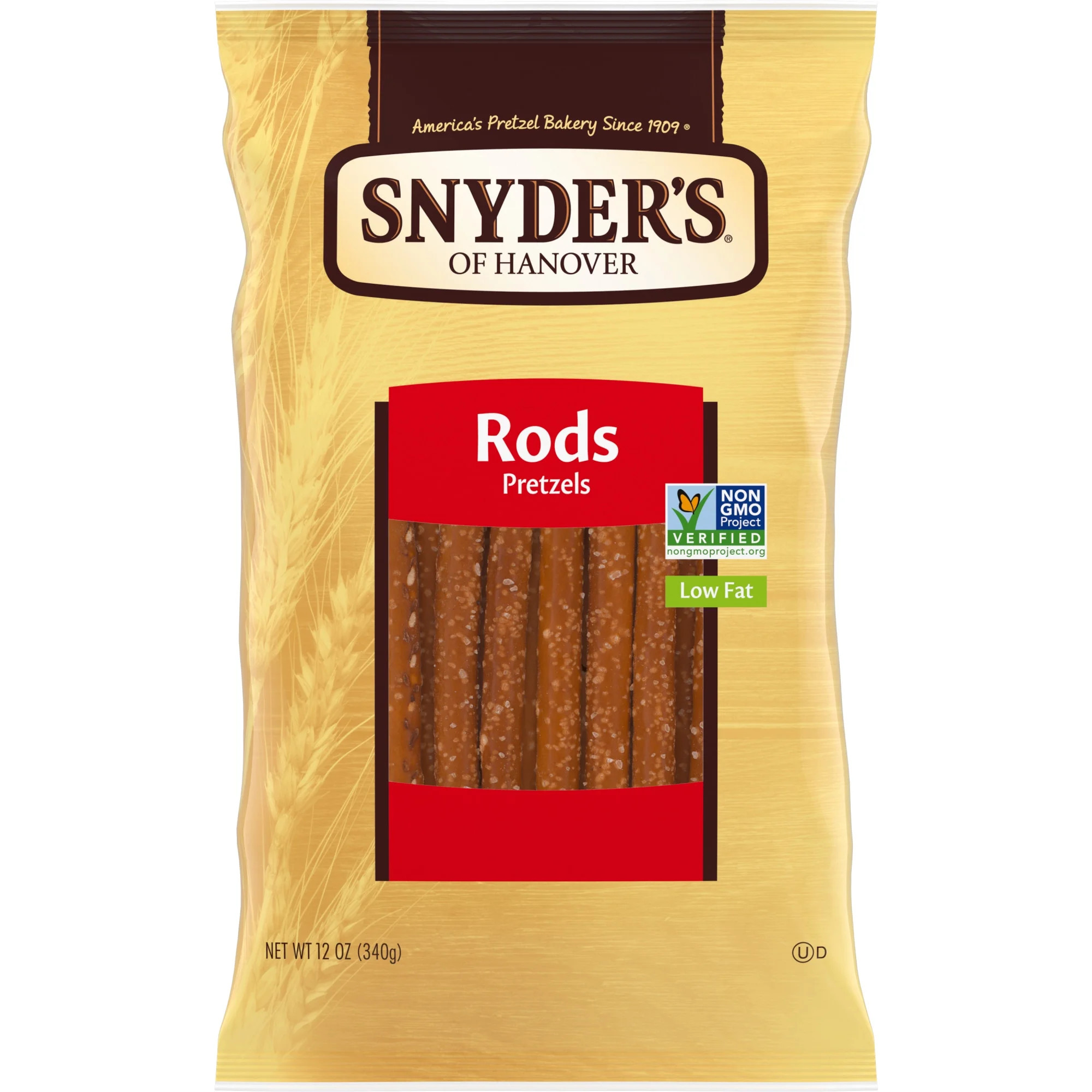 Snyder's of Hanover, Pretzel Rods, 12 oz Bag | Walmart (US)