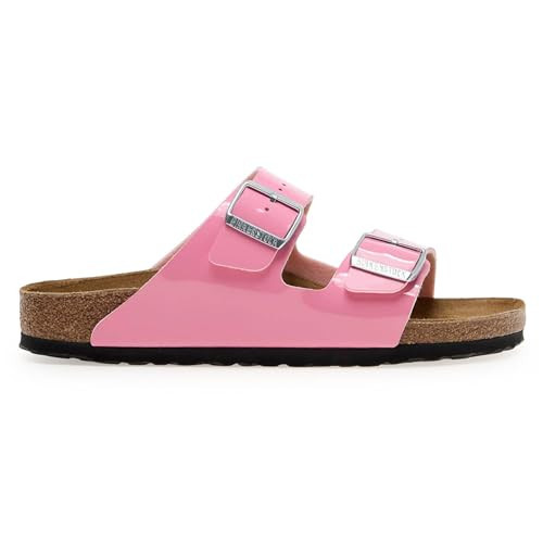 Birkenstock Women's Open-Back, Patent Candy Pink Black, 7.5 UK Narrow | Amazon (US)