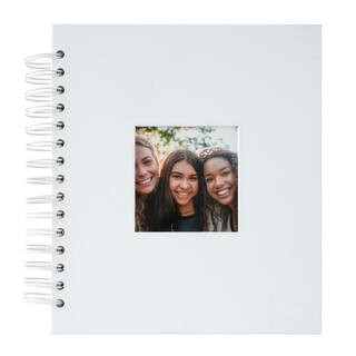 8.75" x 7.75" Spiral Bound Scrapbook Album by Recollections™ in White | Michaels® | Michaels Stores