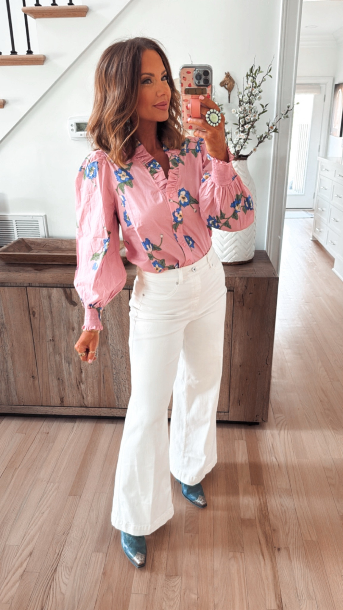 avara charlotte top and spanx jeans linked! i’m wearing a medium. ♥️

code BETSY15 for avara
code BETSYXSPANX for spanx
code BETSY for goldie lew 
code BETSY20 for coco & eve 
code BETSYPLEX for loving tan 


#LTKBeauty #LTKSaleAlert #LTKStyleTip