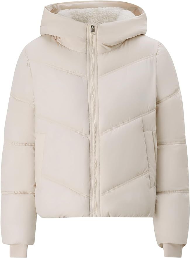 Ogfao Womens Lightweight Quilted Puffer Jacket with Hood | Amazon (US)