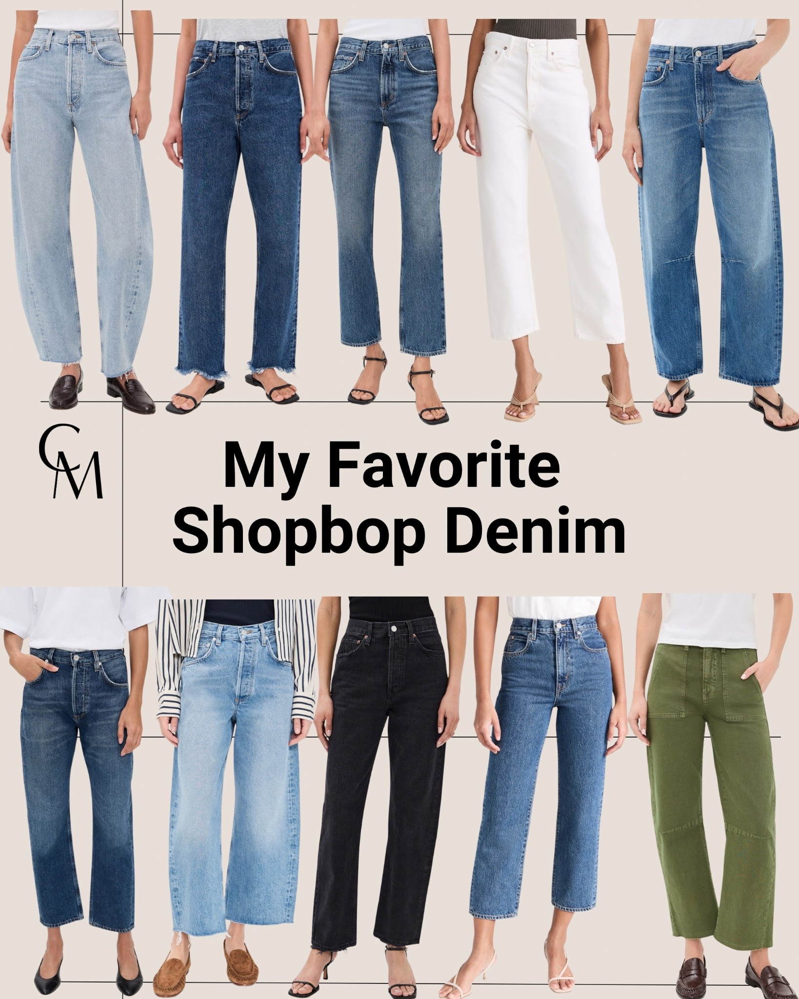 My favorite denim from Shopbop. Best petite jeans. 

AGOLDE Valen  jeans 25- cut hems
AGOLDE 90s mid rise straight jeans 25 
AGOLDE 90s crop loose straight jeans 25
AGOLDE Luna pieced jeans 25- cut hems
SLVRLake London crop jeans 26- said up for comfort. Great length for petites
Citizens of Humanity Miro  jeans 24- run big.
Citizens of Humanity Winslow boyfriend jeans 24- size down. Comfiest petite-friendly mid-rise boyfriend jeans. Great option for mid-rise girlies! 
Citizens of Humanity Ayla jeans 24- size down 
Le Jean utility soft barrel Jean 25

Petite style, jeans, petite denim 

#LTKPetite