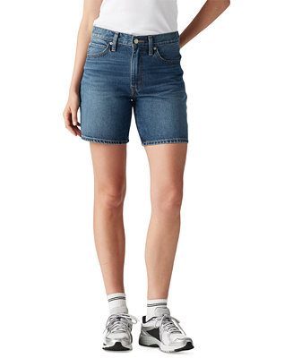 Women's Mid-Rise '94 Baggy Denim Shorts | Macy's