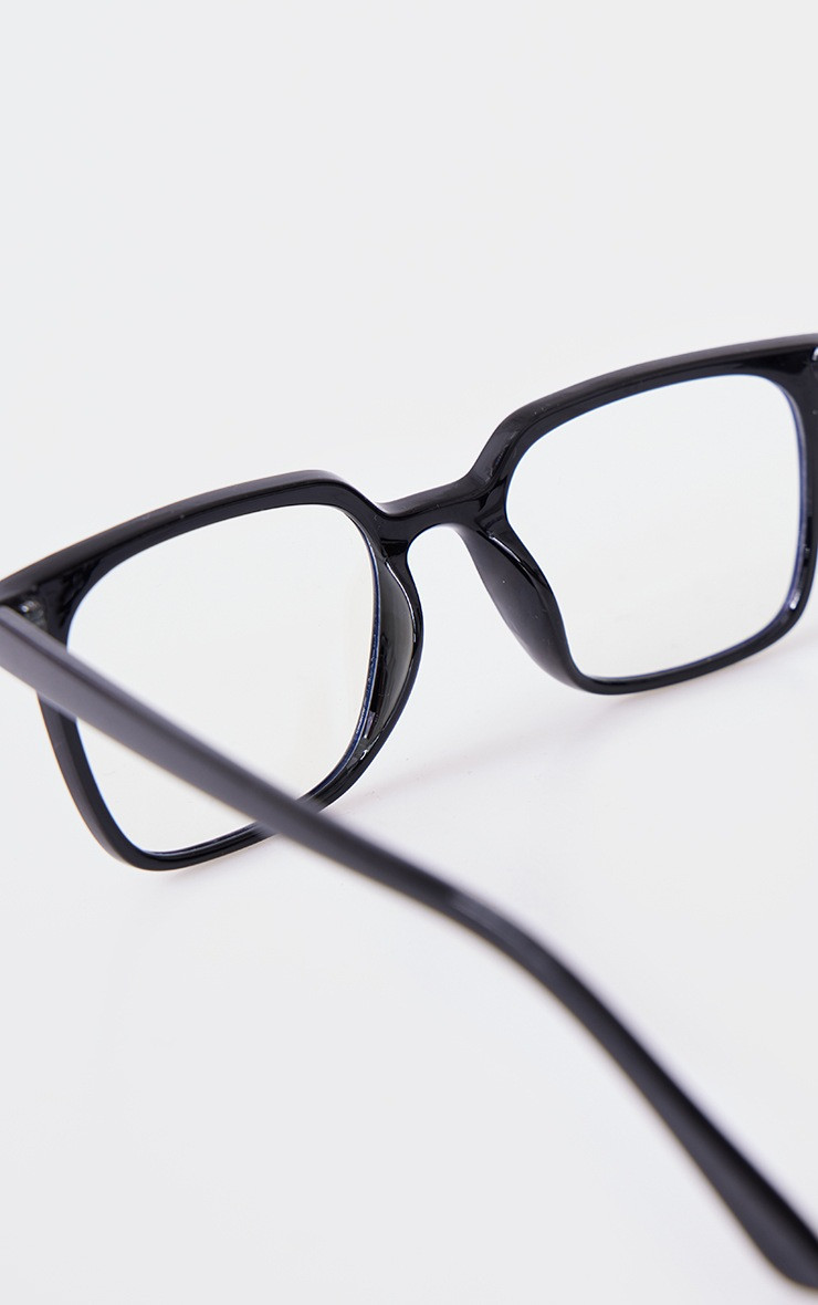 Black Classic Frame Blue Light Readers | PrettyLittleThing US