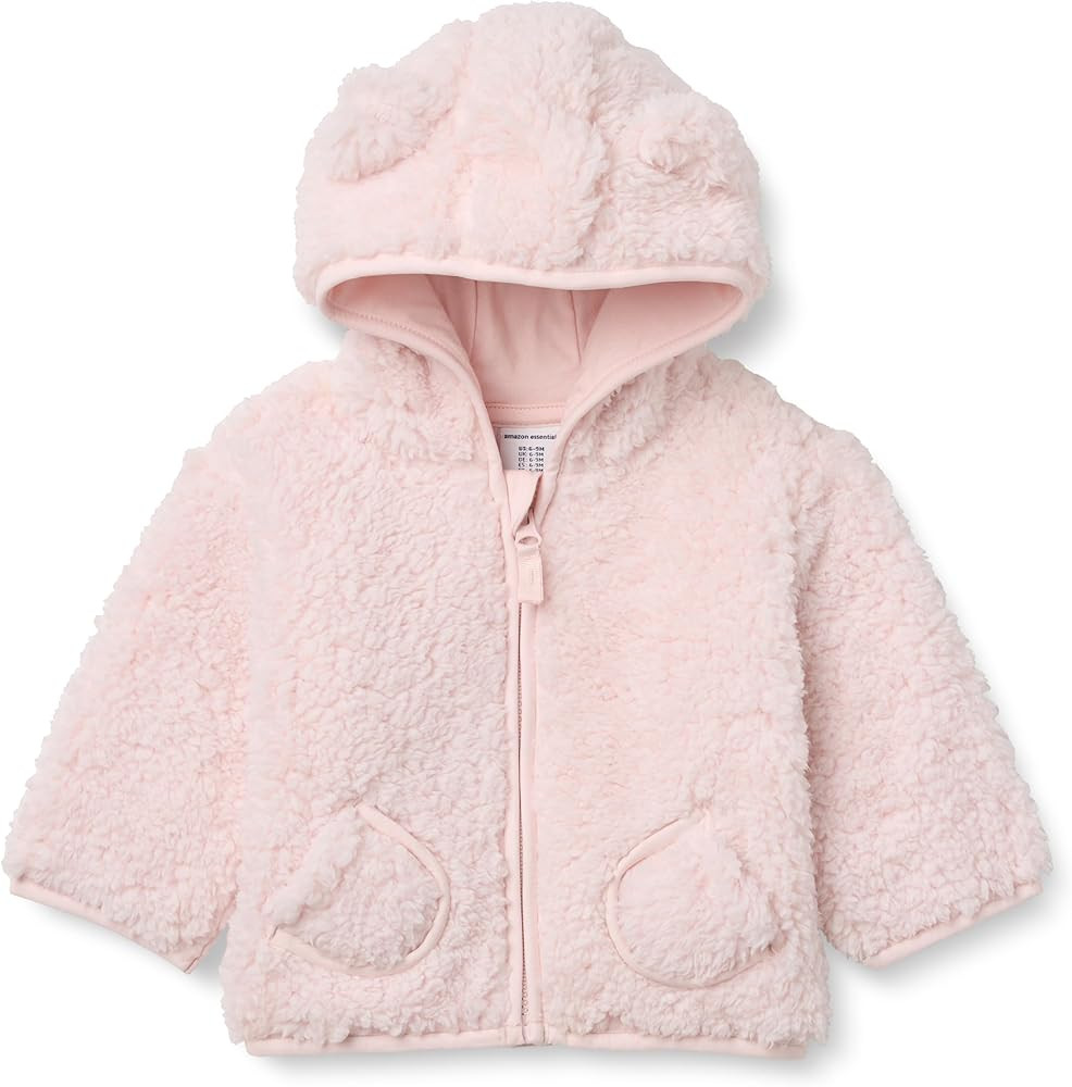 Amazon Essentials baby-boys Hooded Sherpa Jacket | Amazon (US)