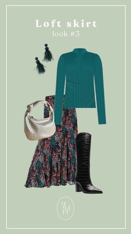 Make this Loft skirt FESTIVE with a pair of fun earrings and the perfect green tChrist

#LTKstyletip #LTKHoliday #LTKfindsunder100