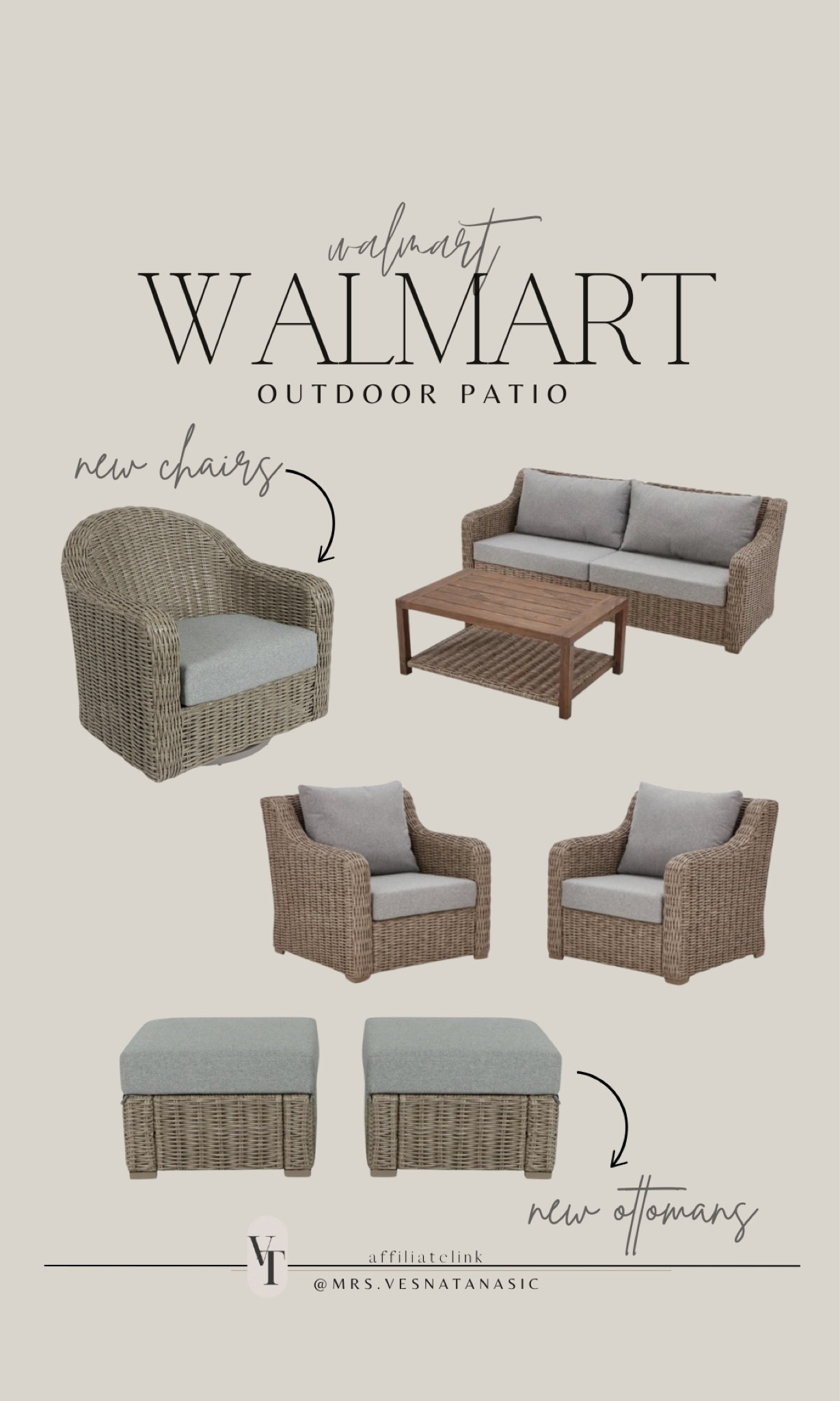 Walmart new outdoor collection is here, looks just like PB! The new chairs are my favorite! @walmart #walmartfinds #walmart #walmarthome #patio #outdoorfurniture 

#LTKSeasonal #LTKSaleAlert #LTKHome