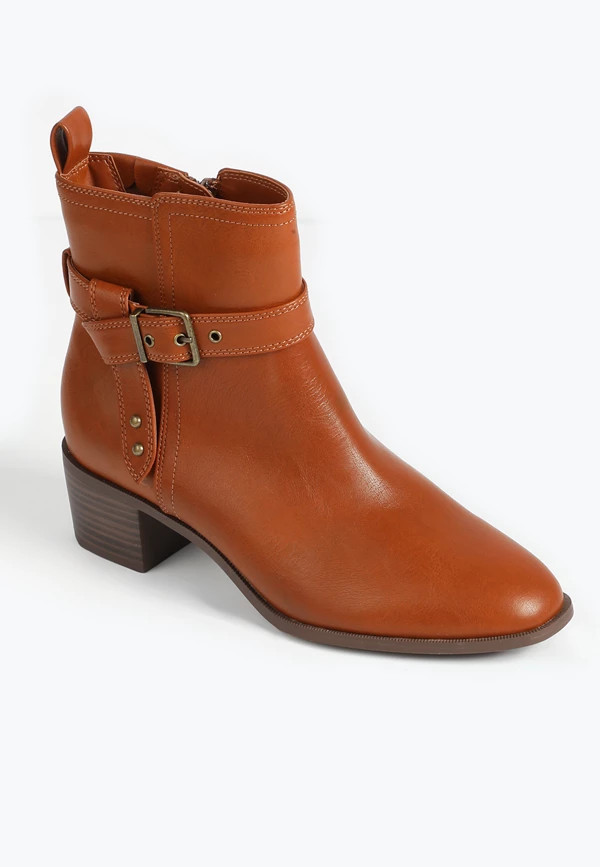 SuperCush Rachel Pointed Toe Buckle Boot | Maurices