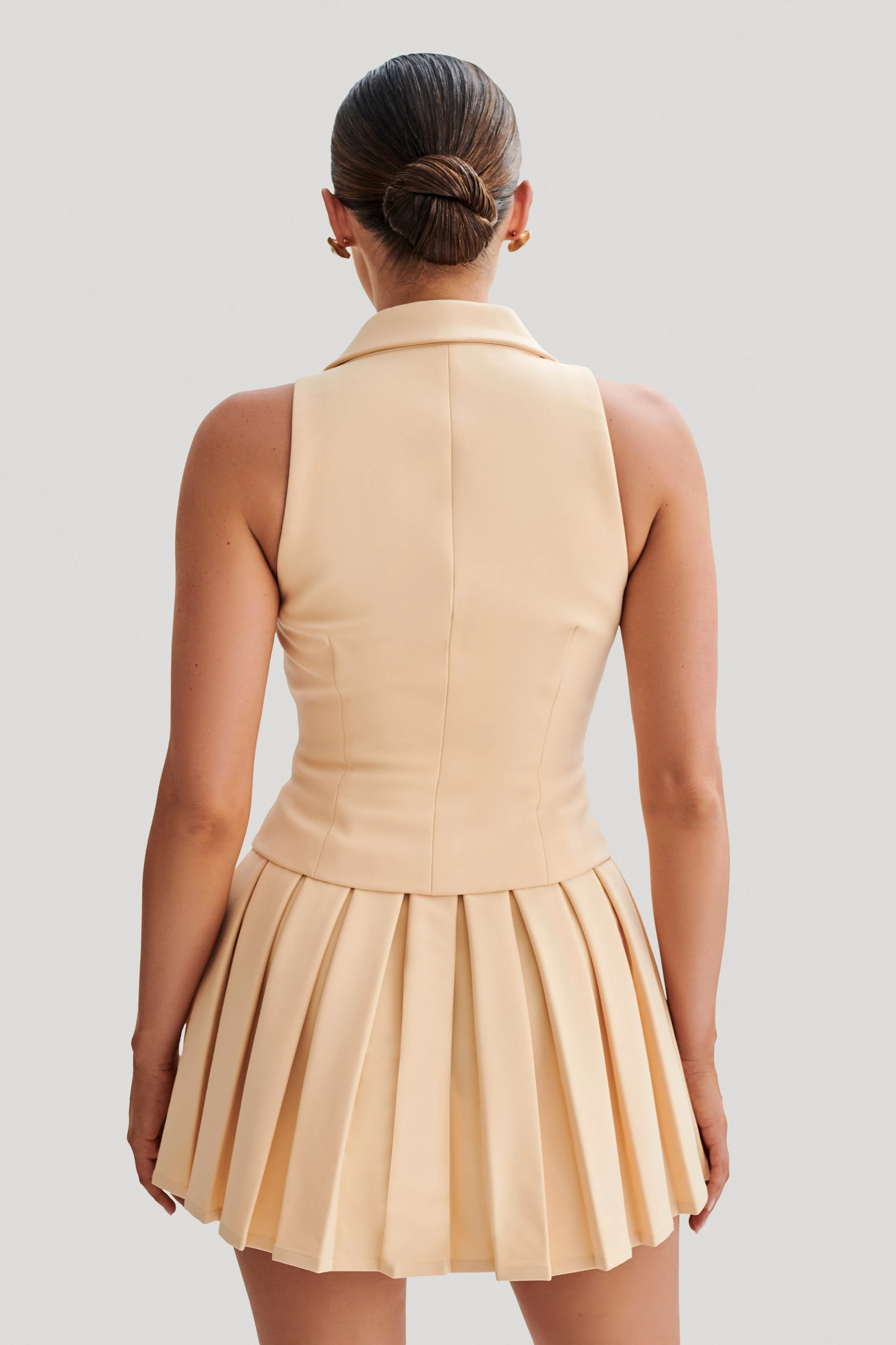 Mura Suiting Vest - Peach | MESHKI US