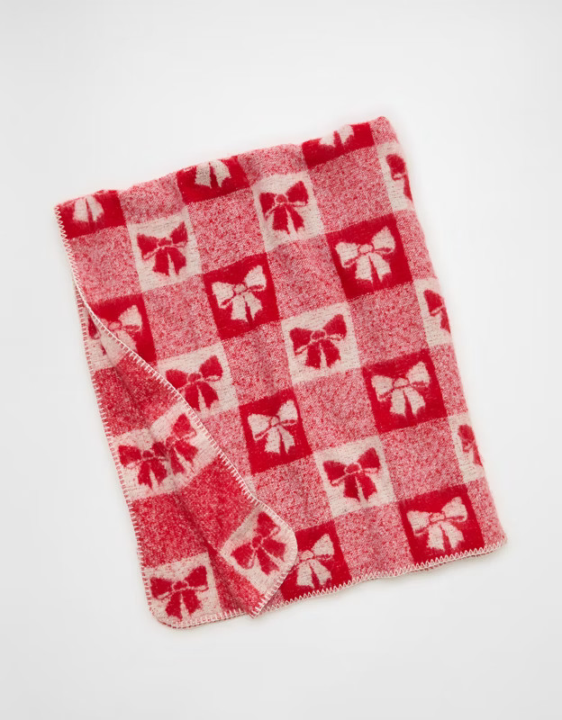 AE Bow Blanket | American Eagle Outfitters (US & CA)