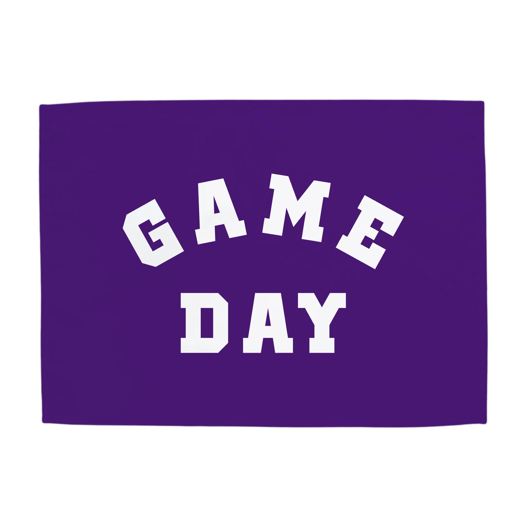 {Purple} Game Day Banner | Hunny Prints