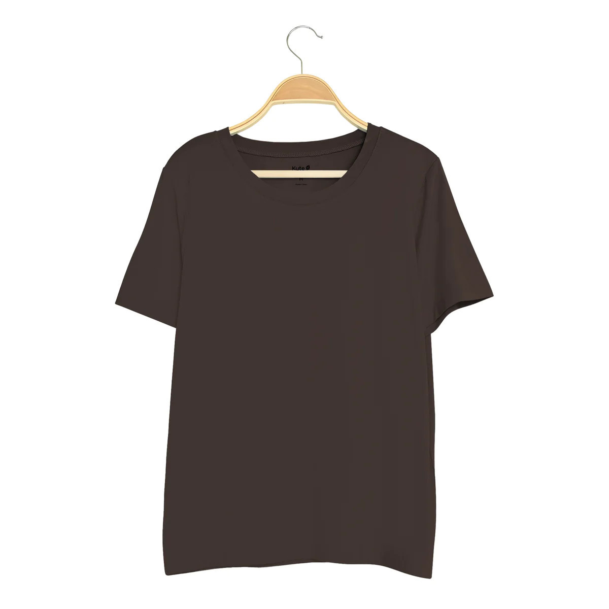 Women's Crew Neck Tee in Espresso | Kyte BABY
