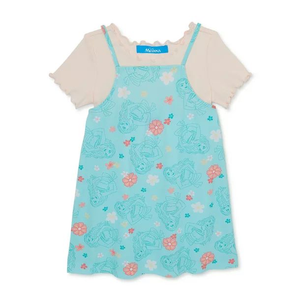 DisneyDisney Toddler Girl Moana Ruffled Top and Sleeveless Dress Set, 2-Piece, Sizes 18M-5TUSD$13... | Walmart (US)