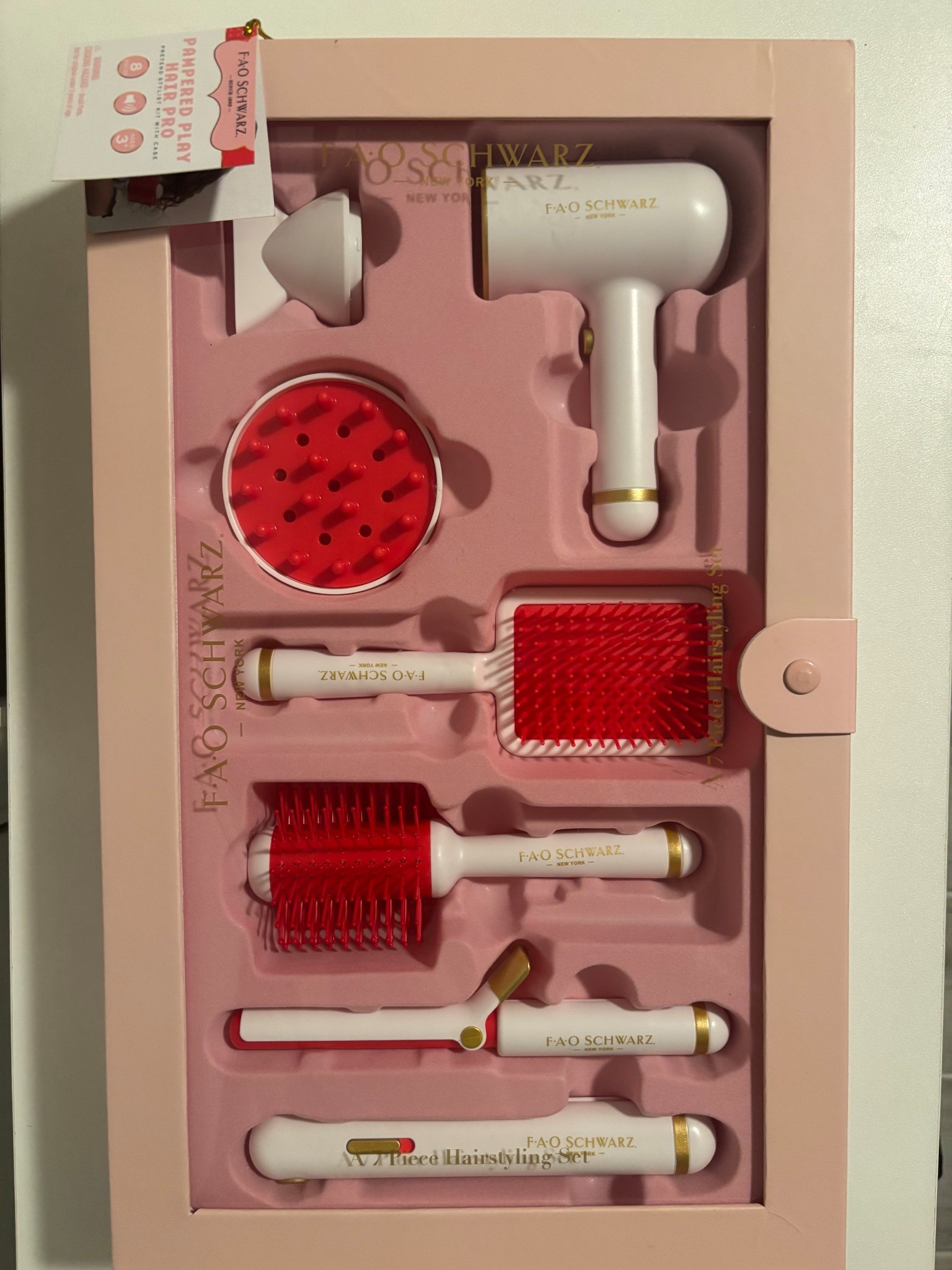 Attn girl moms! This is a must have for your little ones Christmas list! Adorable FAO Schwartz play beauty set! Includes brushes, hair dryer, curling iron and additional accessories! Perfect for your little one to play make pretend. 



#LTKBeauty #LTKKids #LTKFindsUnder50