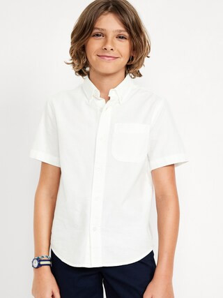 Short-Sleeve Oxford Shirt for Boys | Old Navy (US)