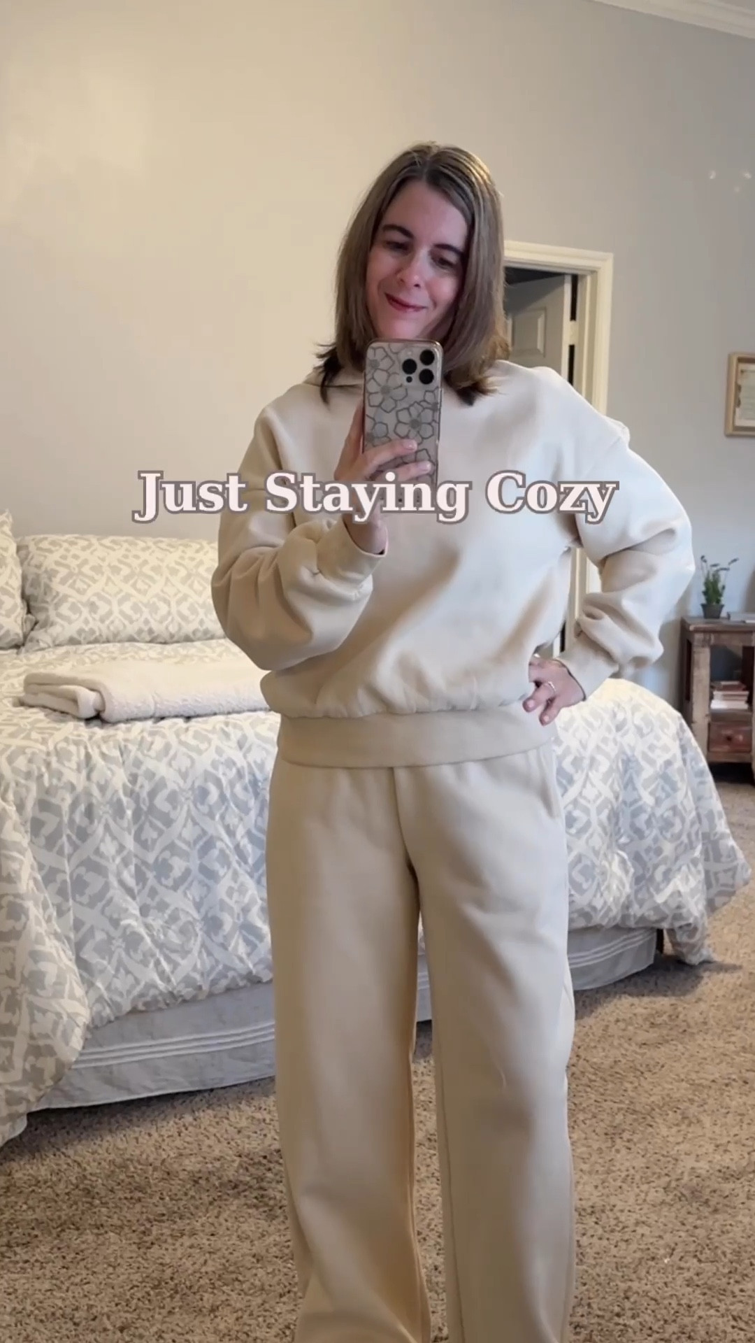 Get the look 🤍 Cozy OOTD! 
Amazon finds- Jogger set, comes in many color choices! ✨Winter Outfit 

#LTKootd #LTKdayinmylife #LTKOver40