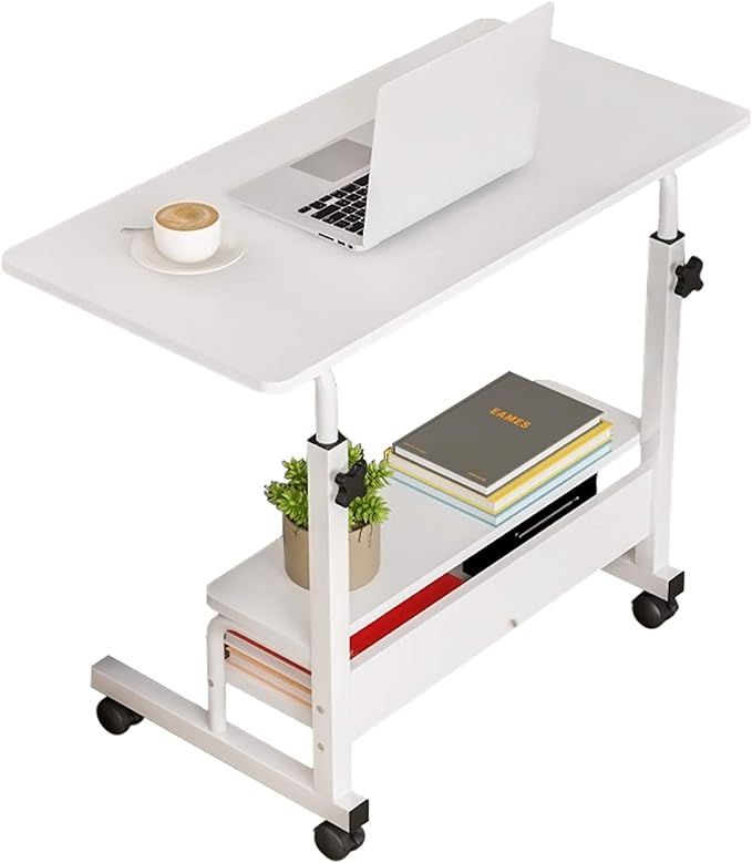 Computer Desk Home Office Desks, Adjustable Laptop Desk for Small Spaces, Portable Work Writing S... | Amazon (US)