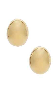 BRACHA Jenny Dome Earrings in Gold from Revolve.com | Revolve Clothing (Global)