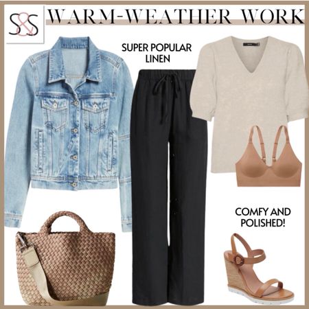 A puff sweater top with linen pants is an amazing look! I have and love these sandals!

#LTKworkwear #LTKSeasonal #LTKtravel