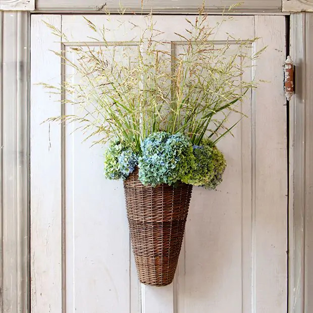 Hanging Willow Door Basket | Antique Farm House