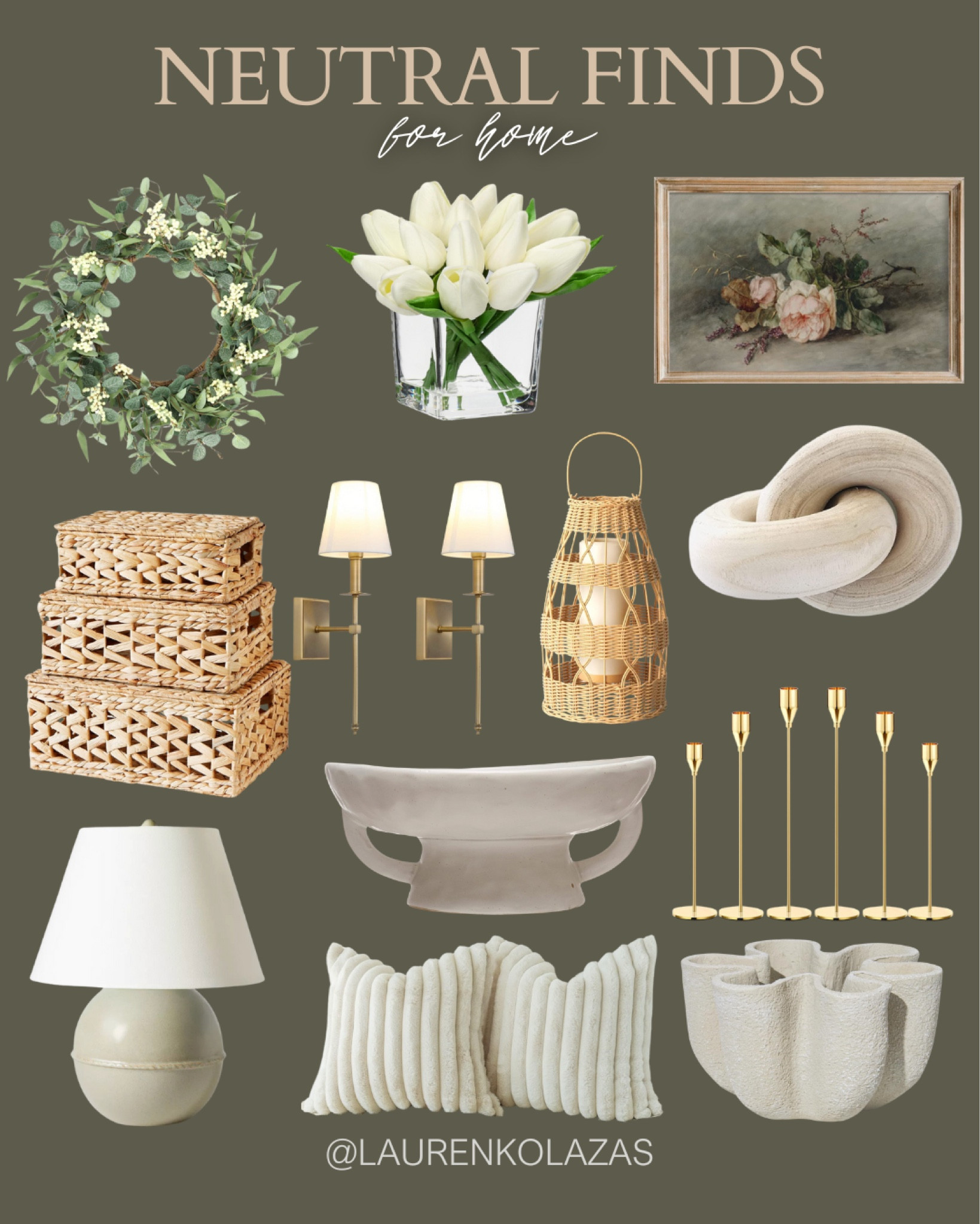 Check out these neutral and boho chic home decor pieces from Amazon and Target: faux flowers, a night lamp, wall sconce lights, throw pillows, and more! 
#nordichomeinspo #designtips #springrefresh #affordablefinds

#LTKhome #LTKstyletip #LTKSeasonal