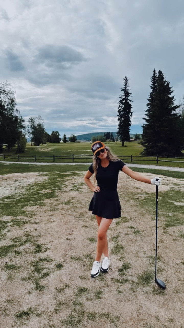 the comfiest outfit I own. I’m sold on the golf outfits 🩵🩵 on sale right now! 

#LTKActive #LTKFindsUnder50 #LTKSaleAlert