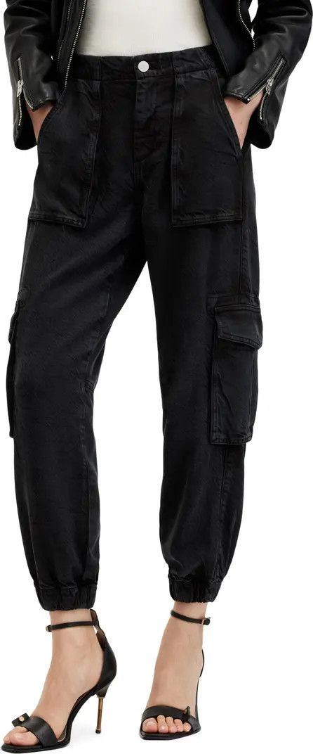 AllSaints Frieda Twill Cargo Joggers | Nordstrom | Nordstrom