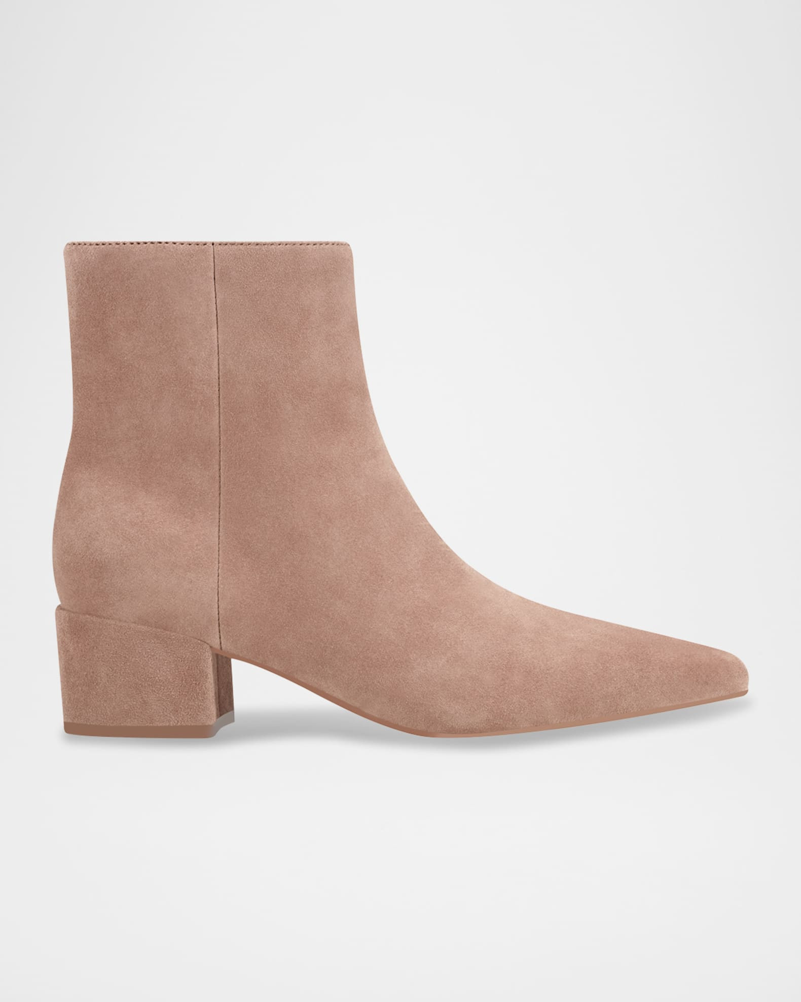 Leonna Leather Block-Heel Ankle Booties | Neiman Marcus