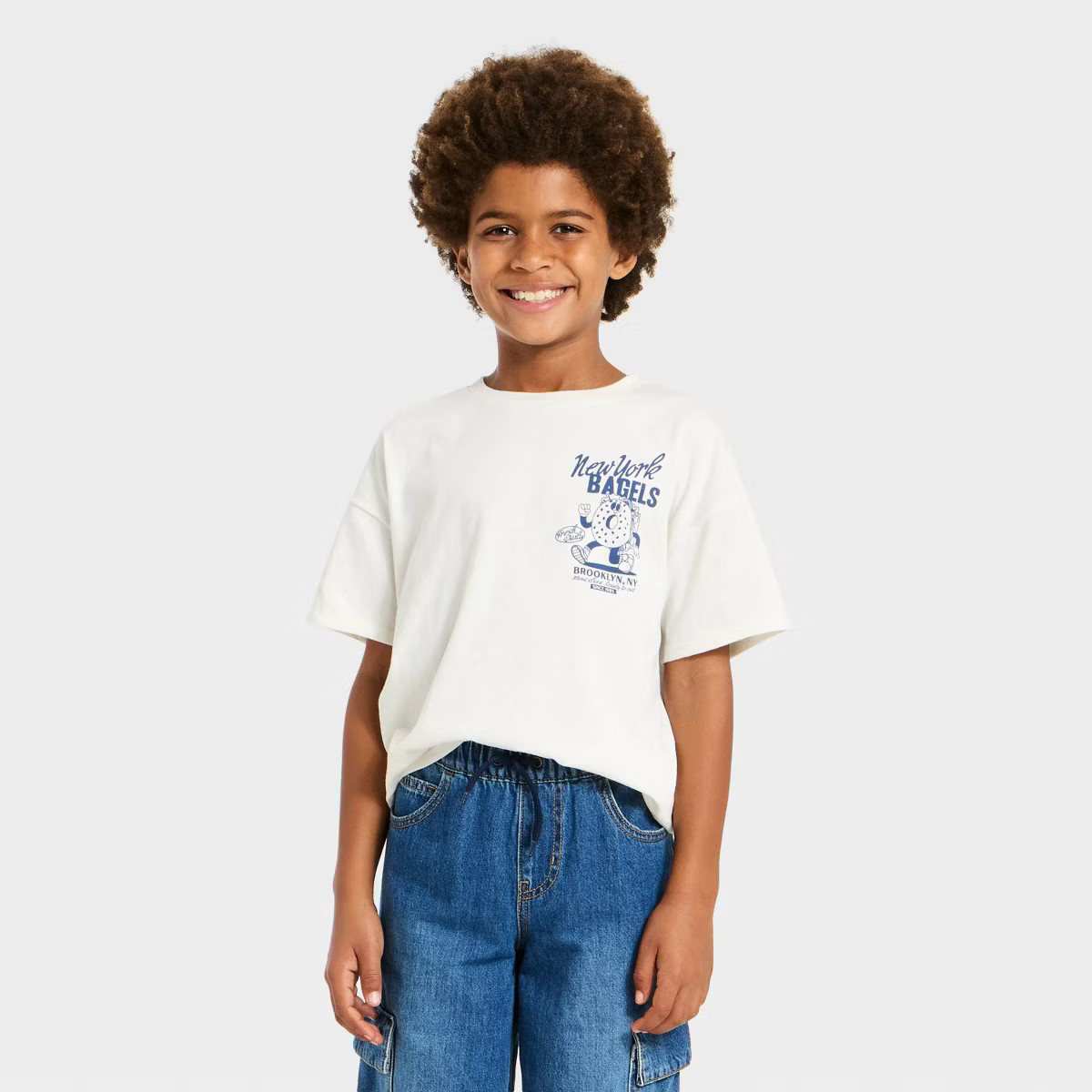 Grayson Threads Kids Boys' Short Sleeve Oversized T-Shirt - White | Target