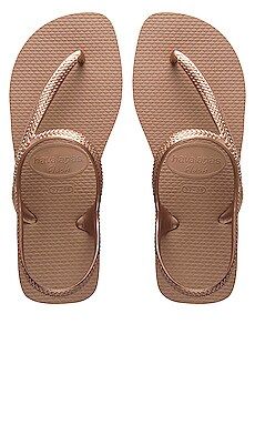Havaianas Flash Urban Sandal in Rose Gold from Revolve.com | Revolve Clothing (Global)