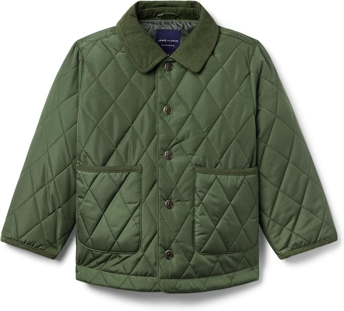 Janie and Jack Boys' The Quilted Barn Jacket | Amazon (US)