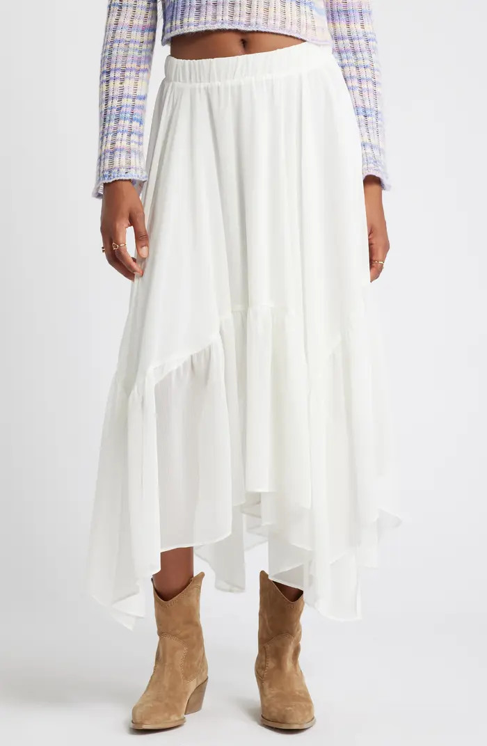 Boho Ruffle Trim Maxi Skirt | Nordstrom