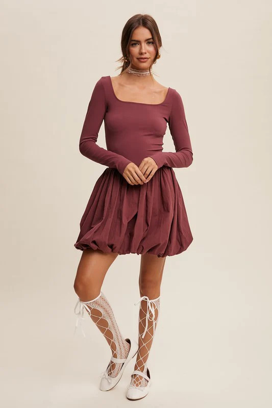 Daisy Mason Bubble Dress Medium / Black | The Collection TX 