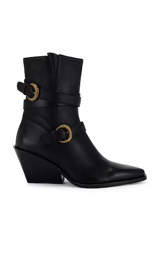 Speak Up Boot in Black Leather | Revolve Clothing (Global)