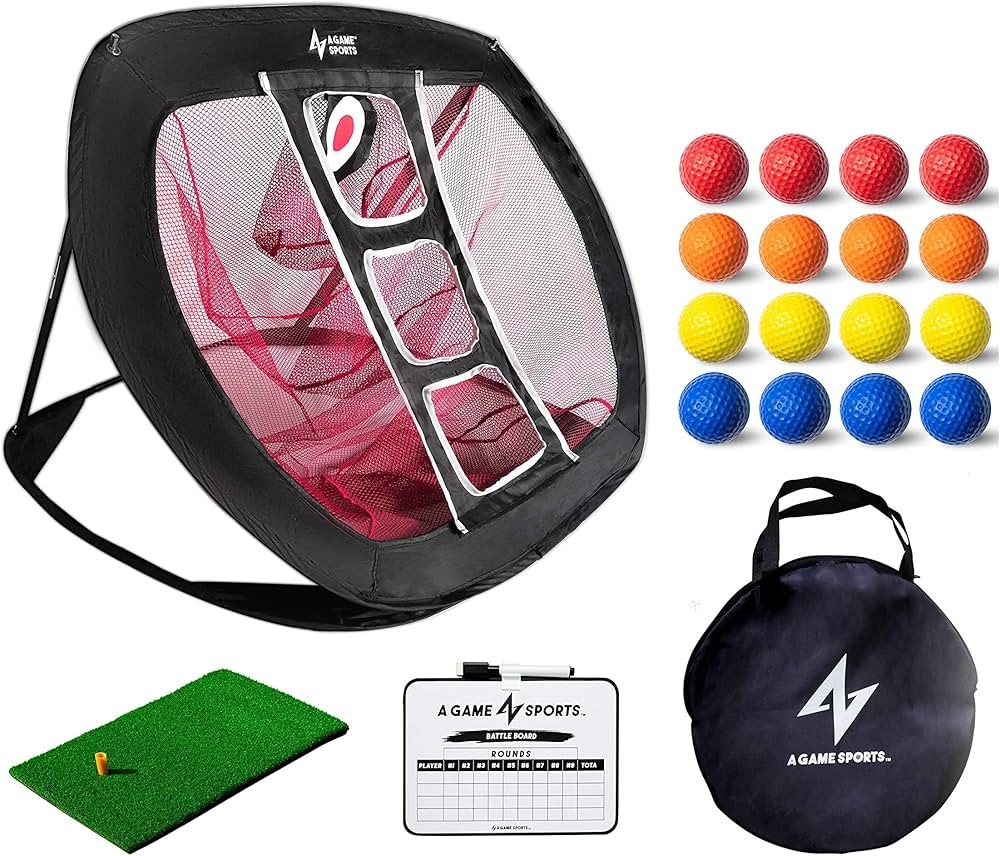 Golf Chipping Net with Mat - Practice Net for Backyard & Indoor/Outdoor Swing Training | Amazon (US)