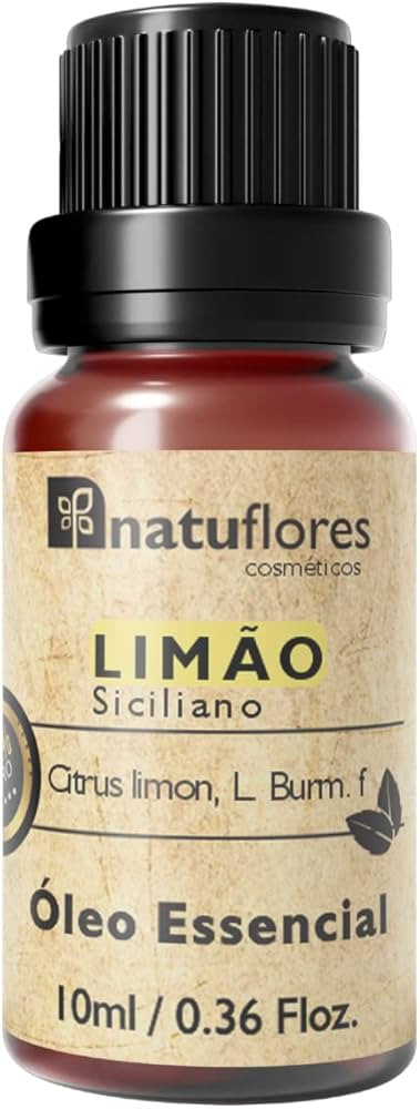 Óleo Essencial de Limão Siciliano Natuflores 100% Puro 10ml | Amazon (BR)